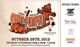 2012 Great Pumpkin Farm Festival Graphic