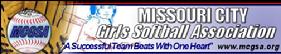 Missouri City Girls Softball Association Banner
