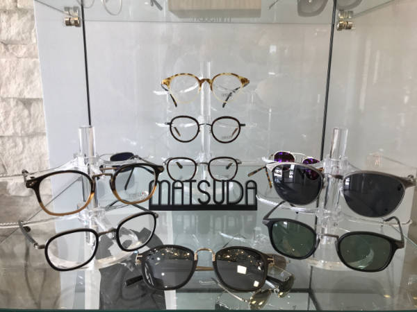 Glasses on display at a Optometrist Office