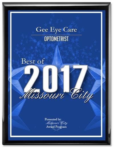 2017 Best of Missouri City Plaque